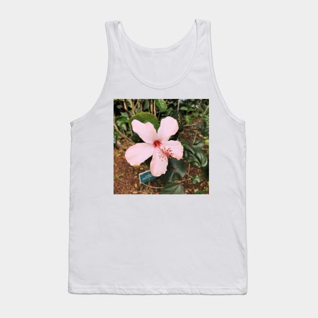 Pink Hawaiian Flower Tank Top by AlexandraStr